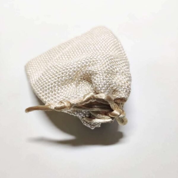 JUTE POUCH WITH DRAWSTRING (small size) - Image 2
