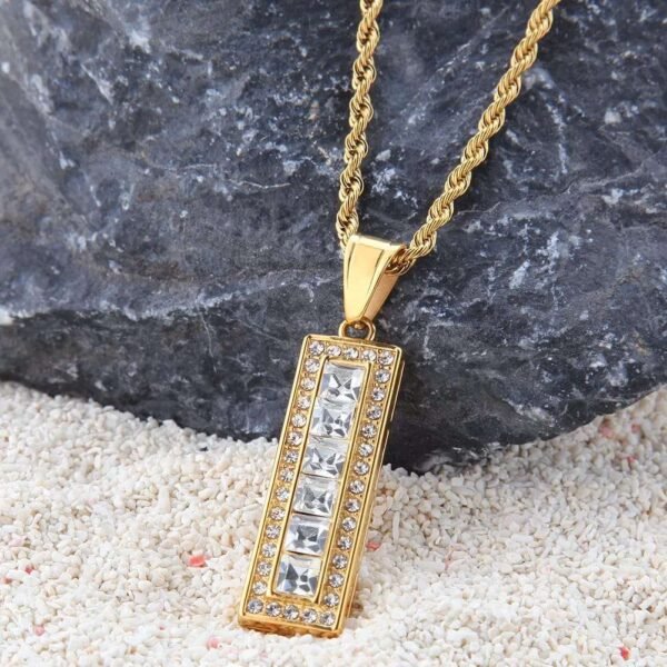 with chain pendant