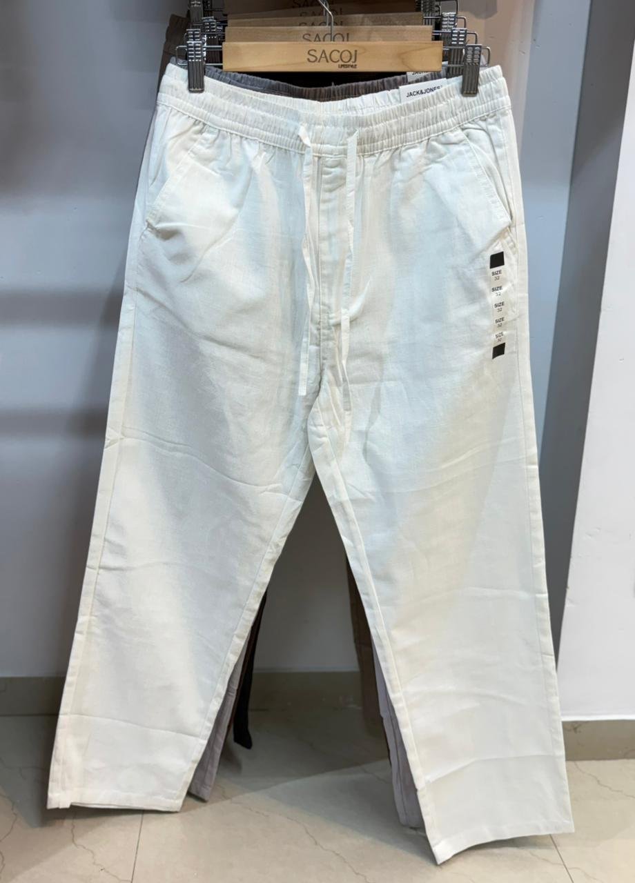 White Linen Pant
