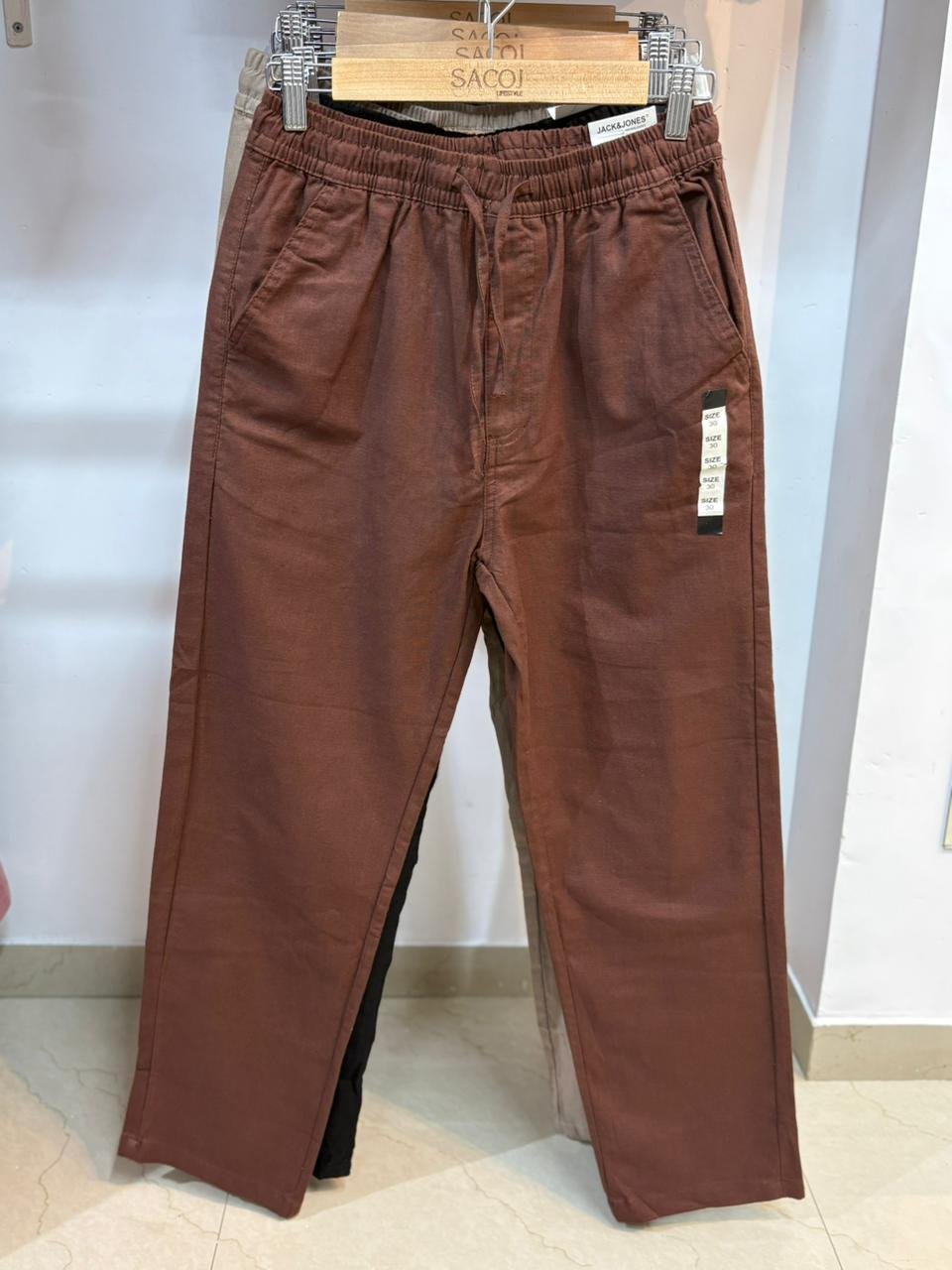 Brown Linen Pant