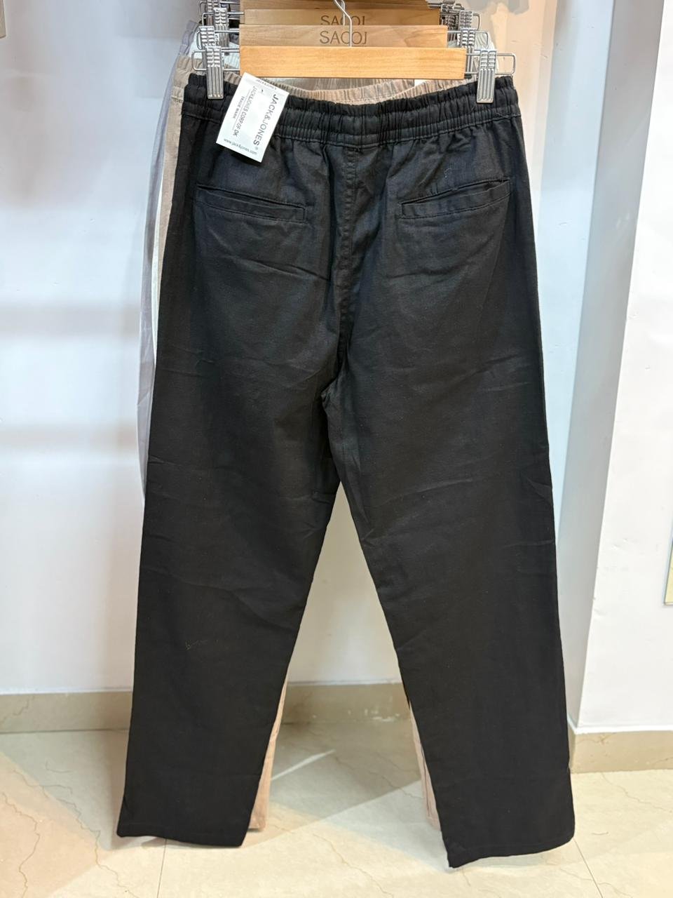 Black Linen Pant