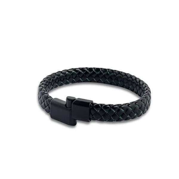 Black Leather Bracelet