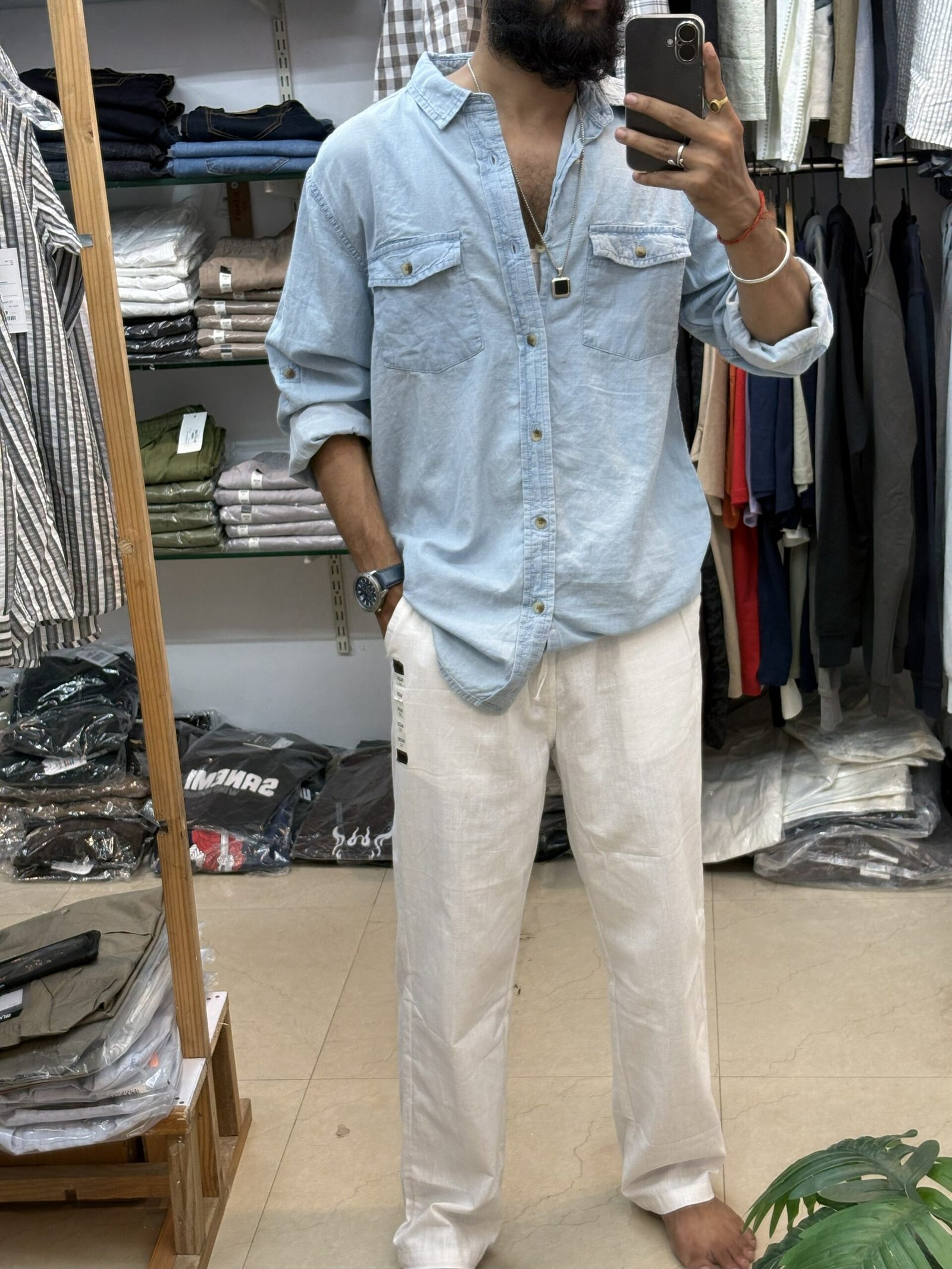 Robert Denim Shirt - Image 2